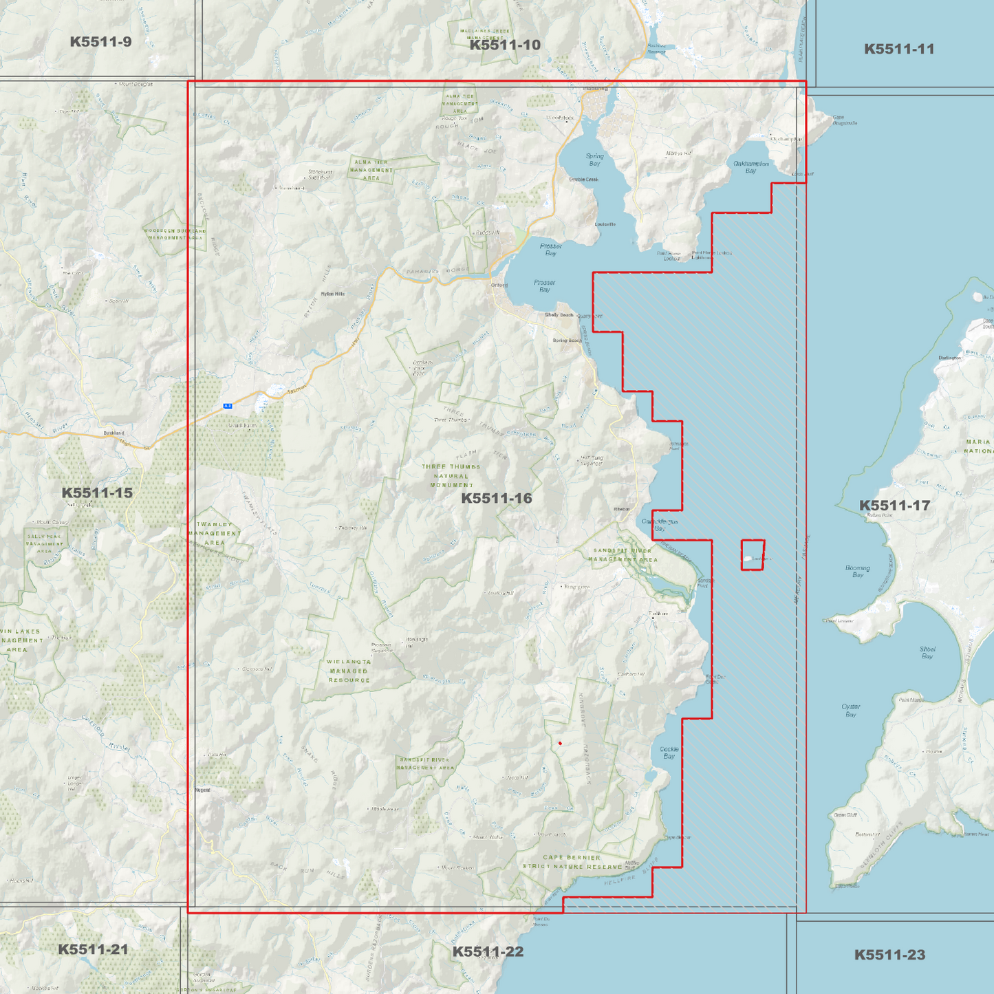 Orford 1m Digital Elevation Model (K5511-16)