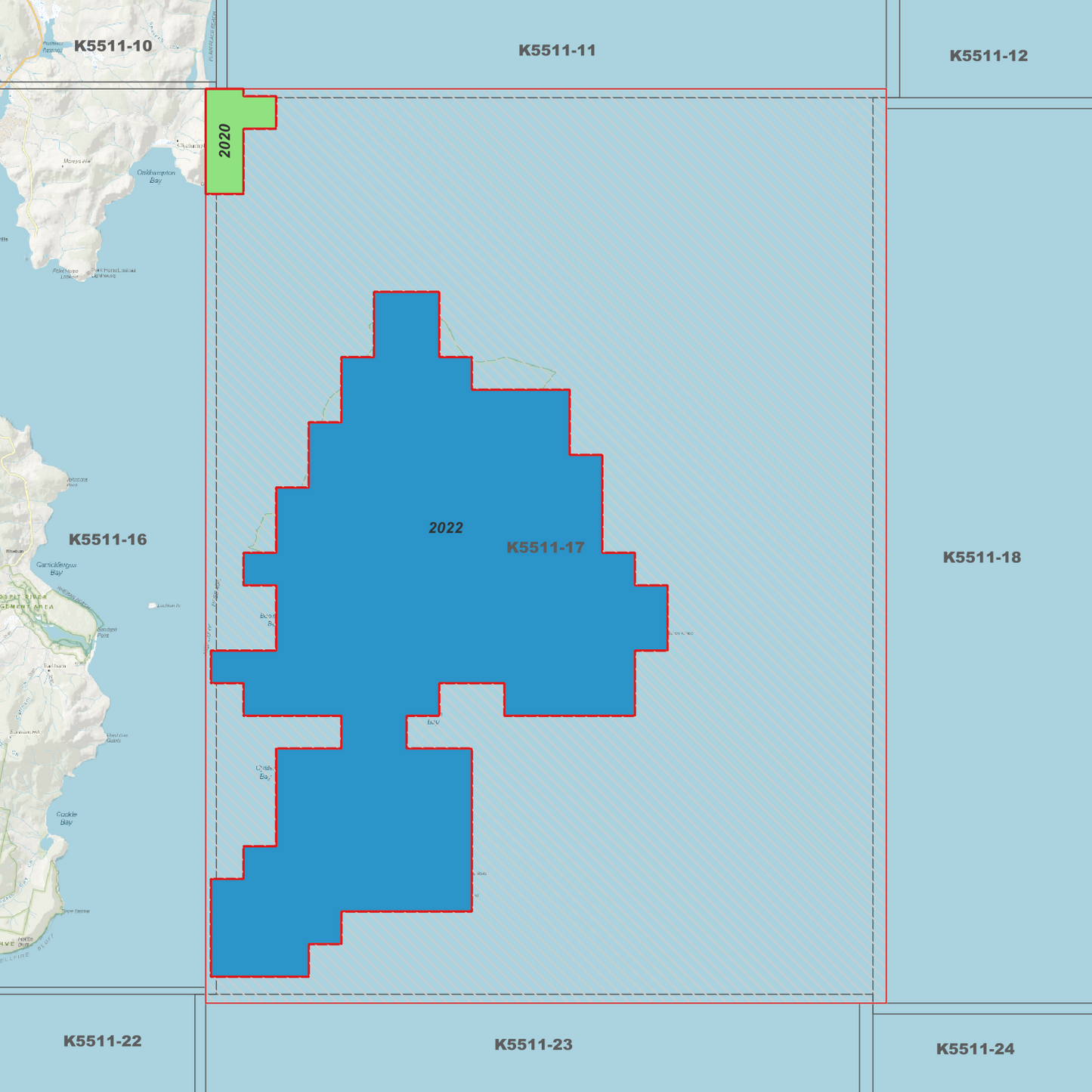 Maria Island 1m Digital Elevation Model (K5511-17)