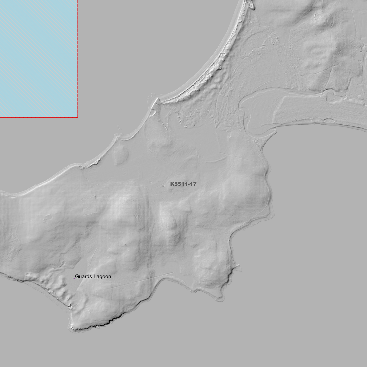 Maria Island 1m Digital Elevation Model (K5511-17)