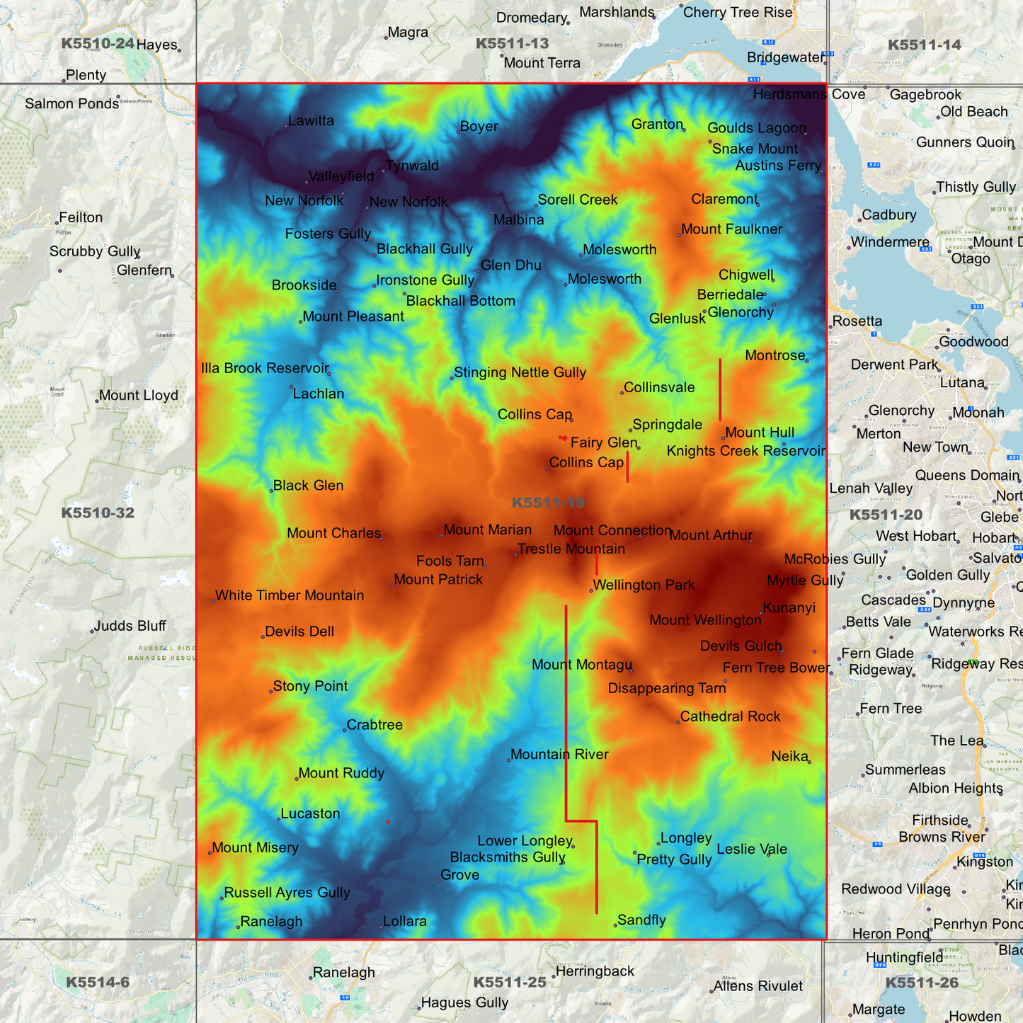 New Norfolk 1m Digital Elevation Model (K5511-19)