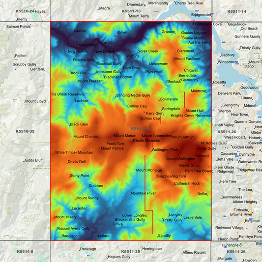 New Norfolk 1m Digital Elevation Model (K5511-19)