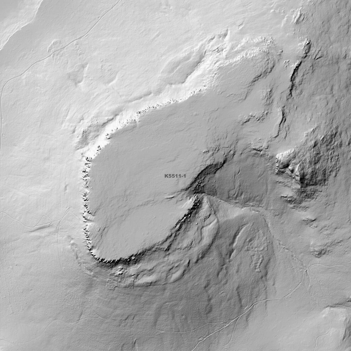 Lake Sorell 1m Digital Elevation Model (K5511-1)