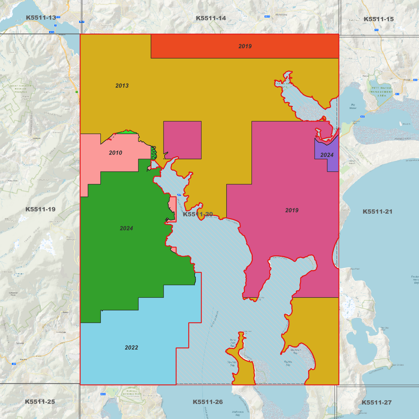 Hobart 1m Digital Elevation Model (K5511-20)