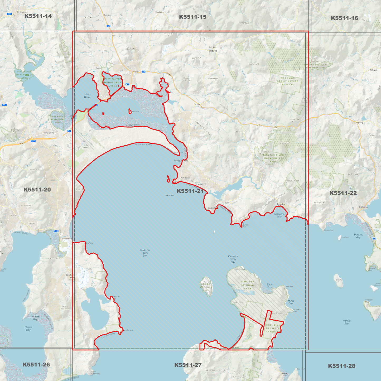 Sorell 1m Digital Elevation Model (K5511-21)