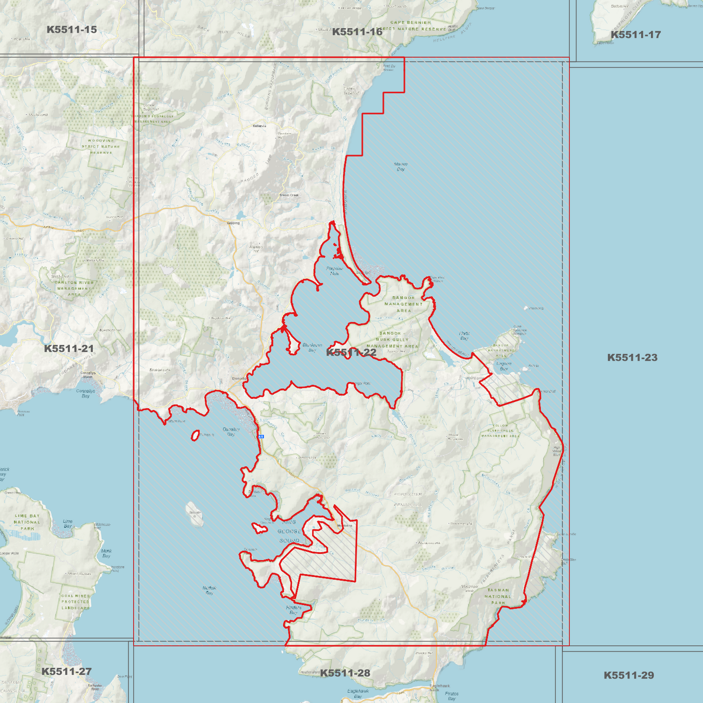 Dunalley 1m Digital Elevation Model (K5511-22)