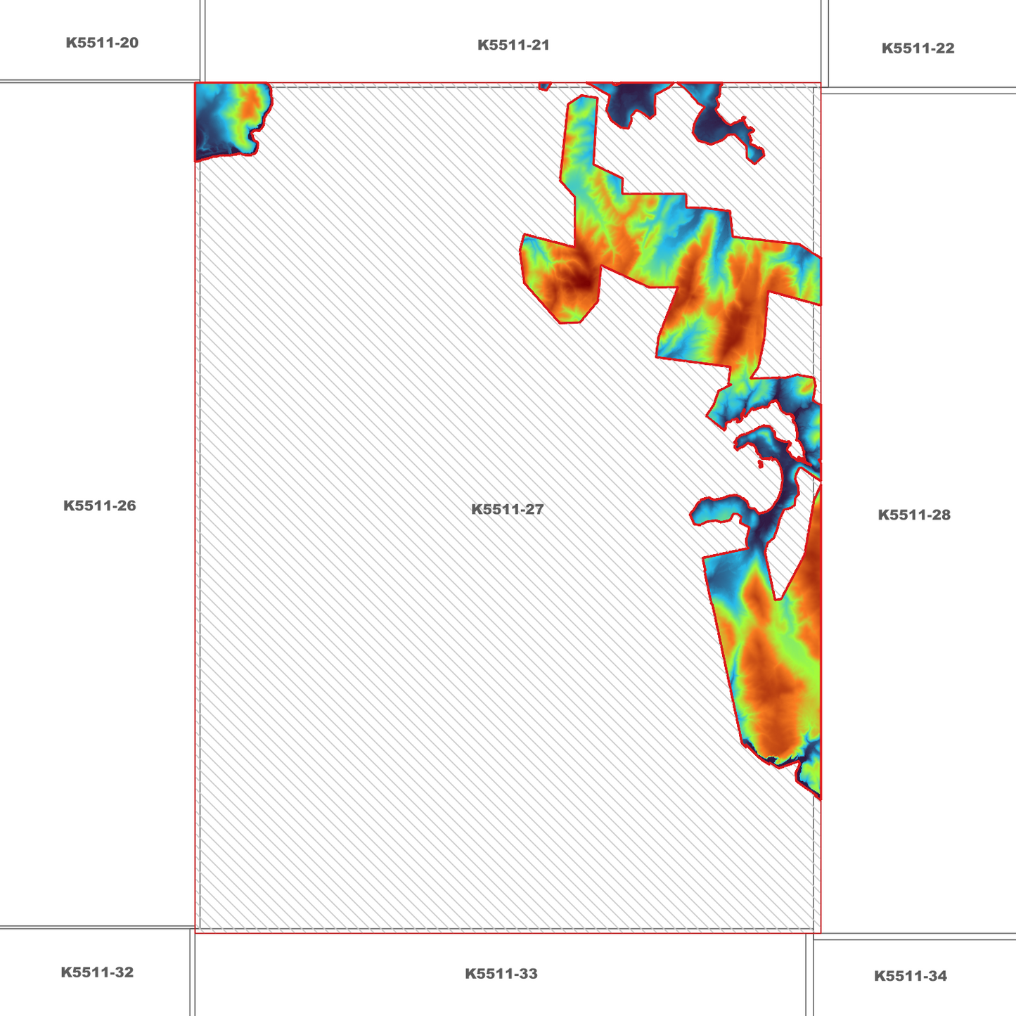 Saltwater River 1m Digital Elevation Model (K5511-27)