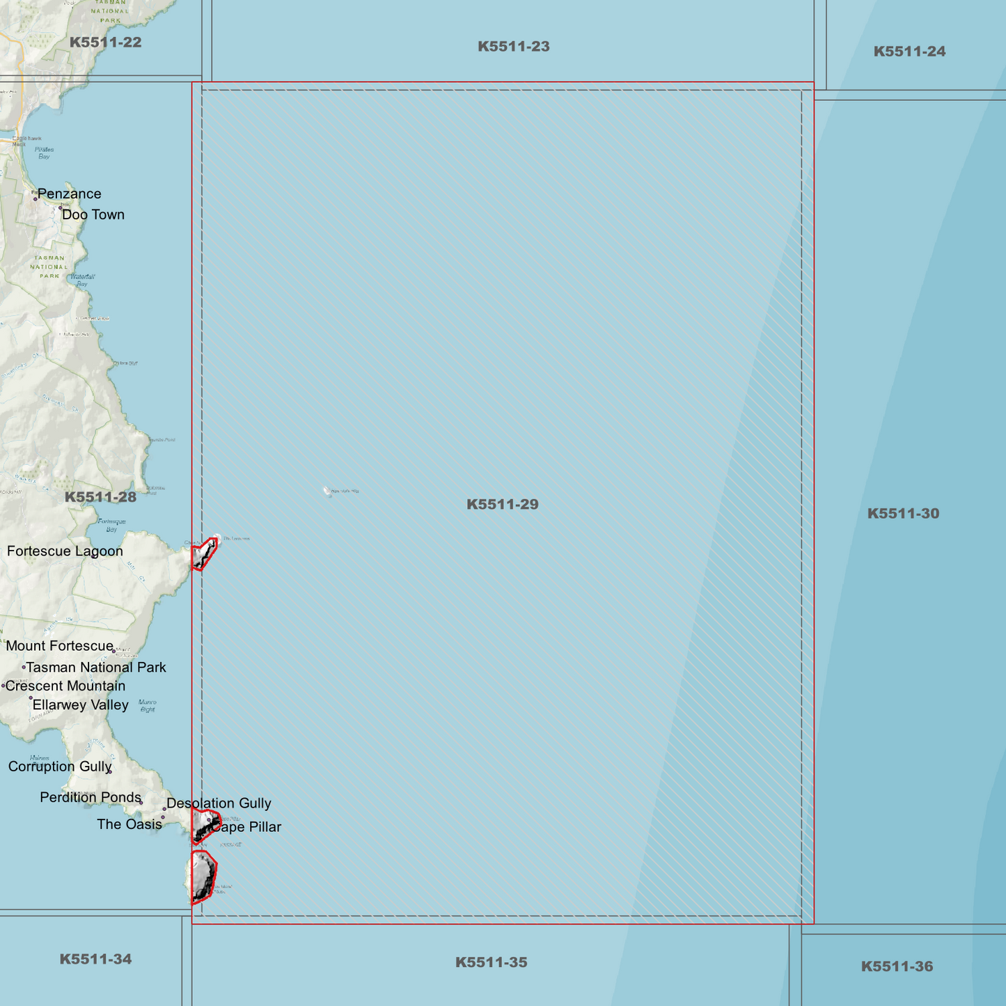 Cape Pillar 1m Digital Elevation Model (K5511-29)