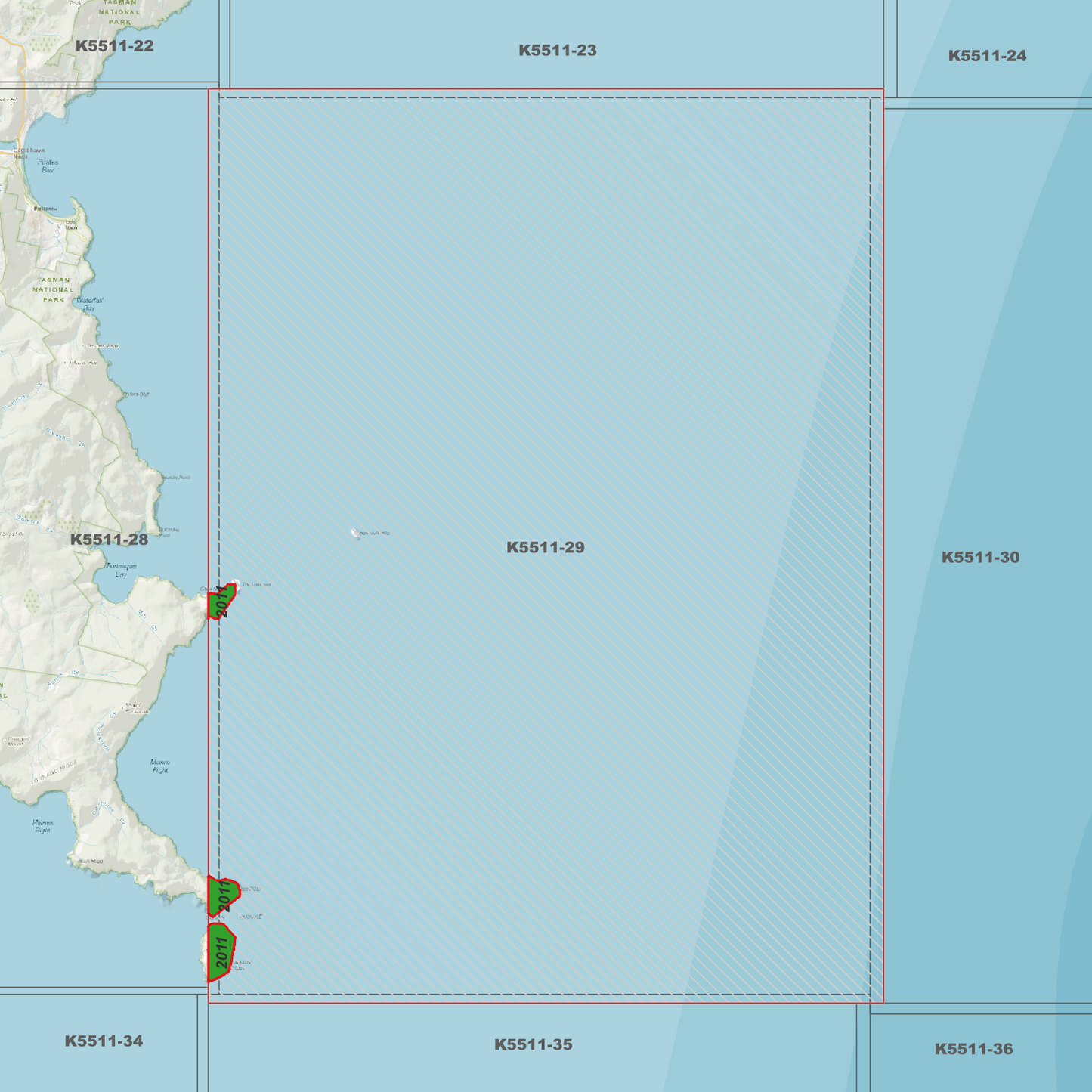 Cape Pillar 1m Digital Elevation Model (K5511-29)