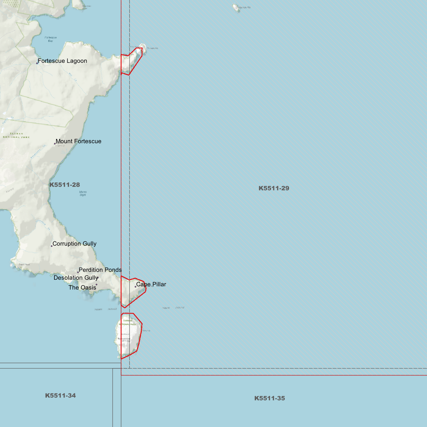 Cape Pillar 1m Digital Elevation Model (K5511-29)