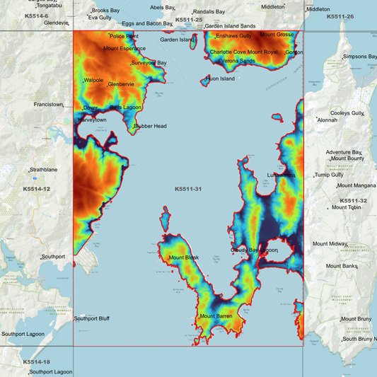Dover 1m Digital Elevation Model (K5511-31)