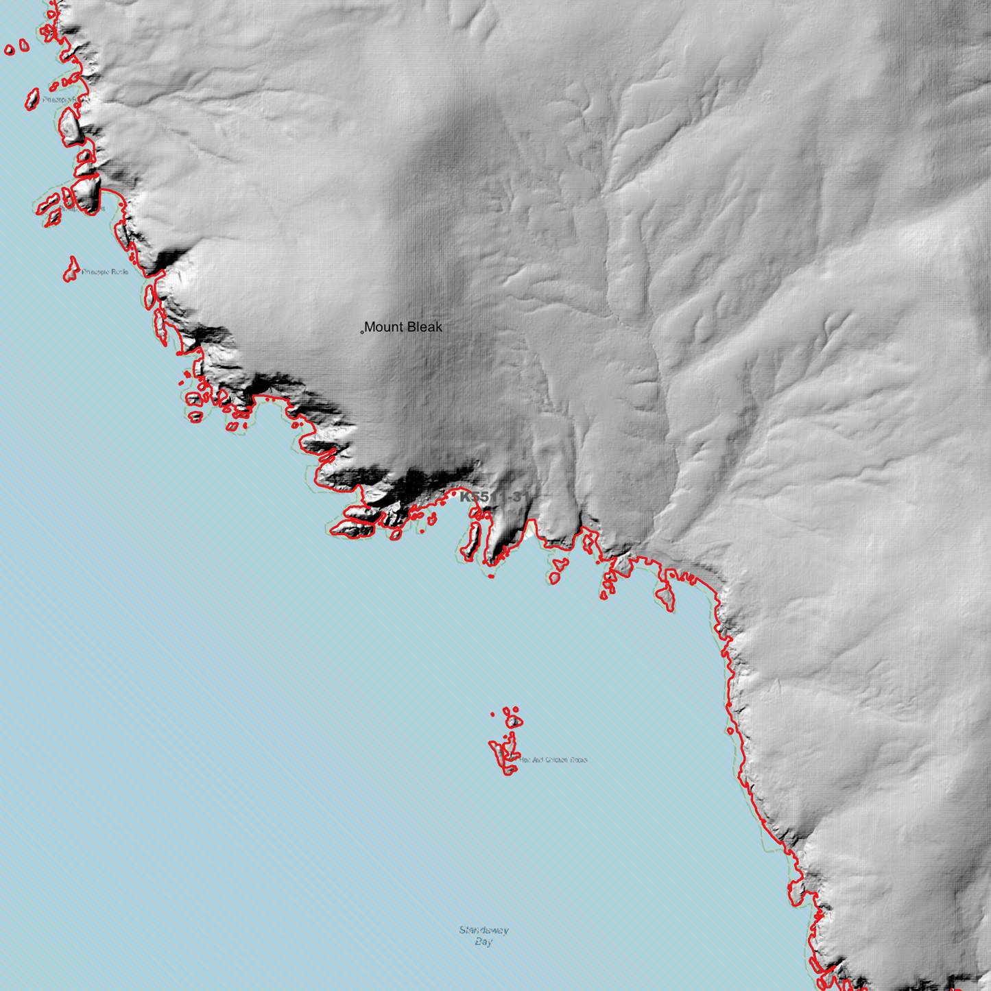 Dover 1m Digital Elevation Model (K5511-31)