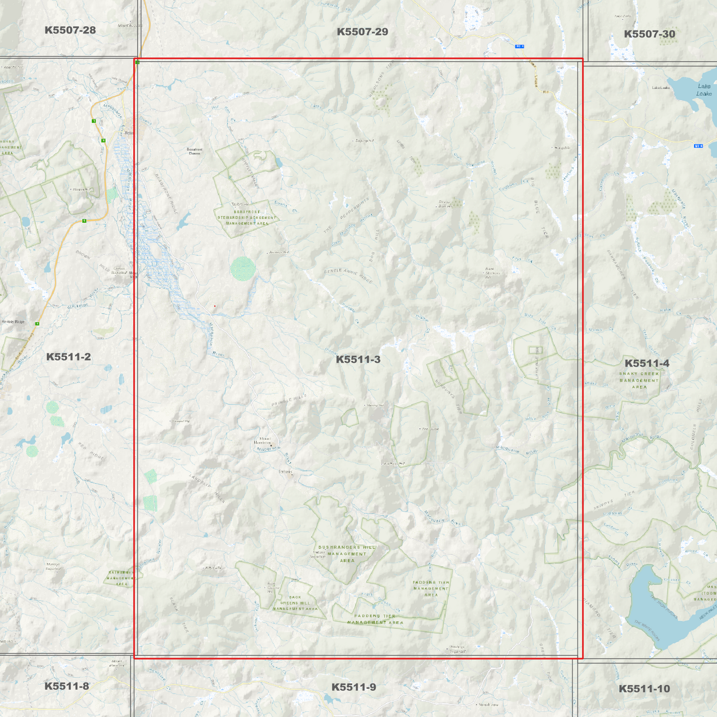 Quoin 1m Digital Elevation Model (K5511-3)