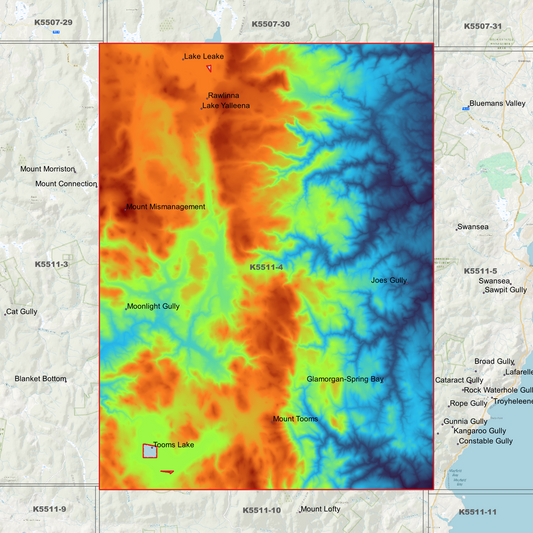 Tooms 1m Digital Elevation Model (K5511-4)