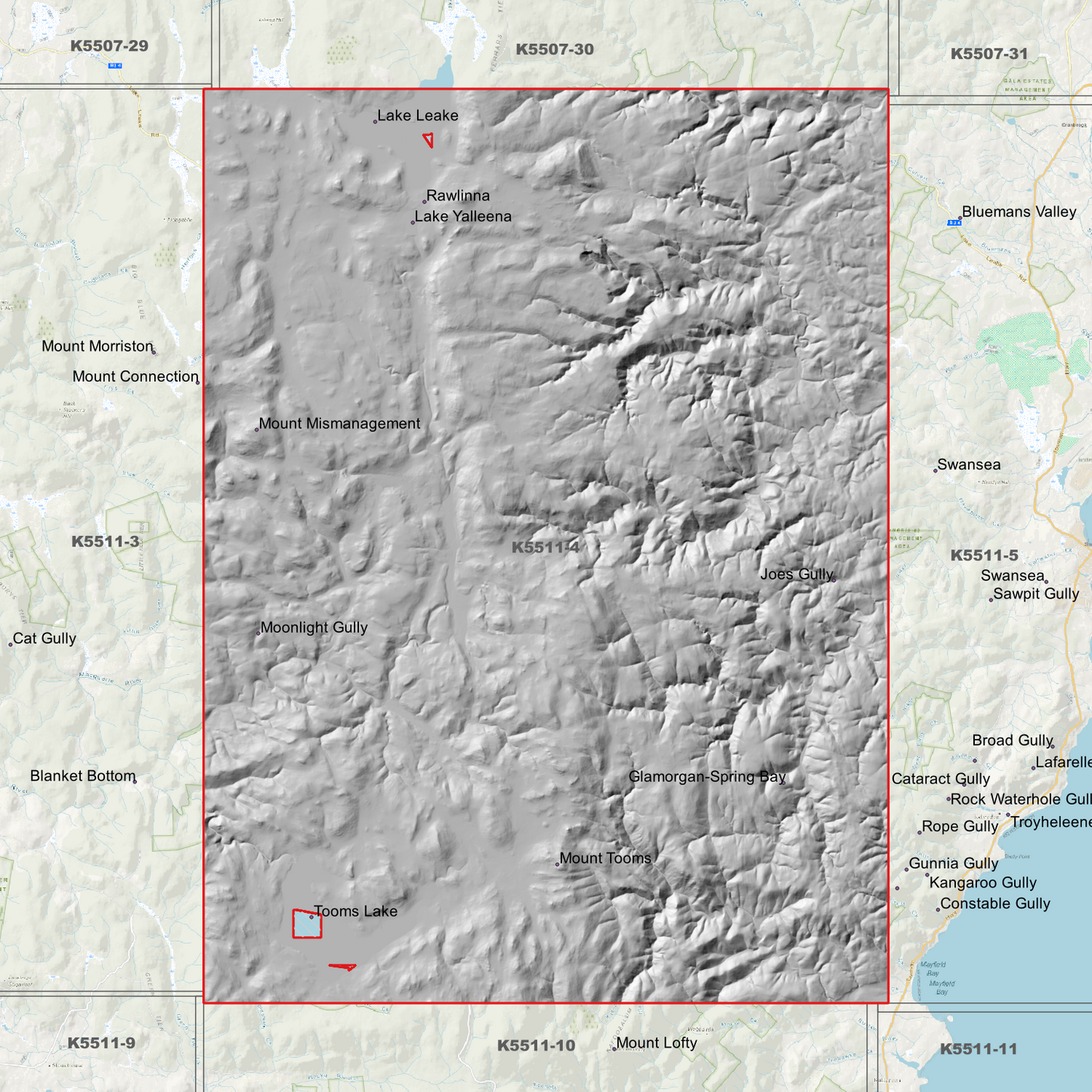 Tooms 1m Digital Elevation Model (K5511-4)