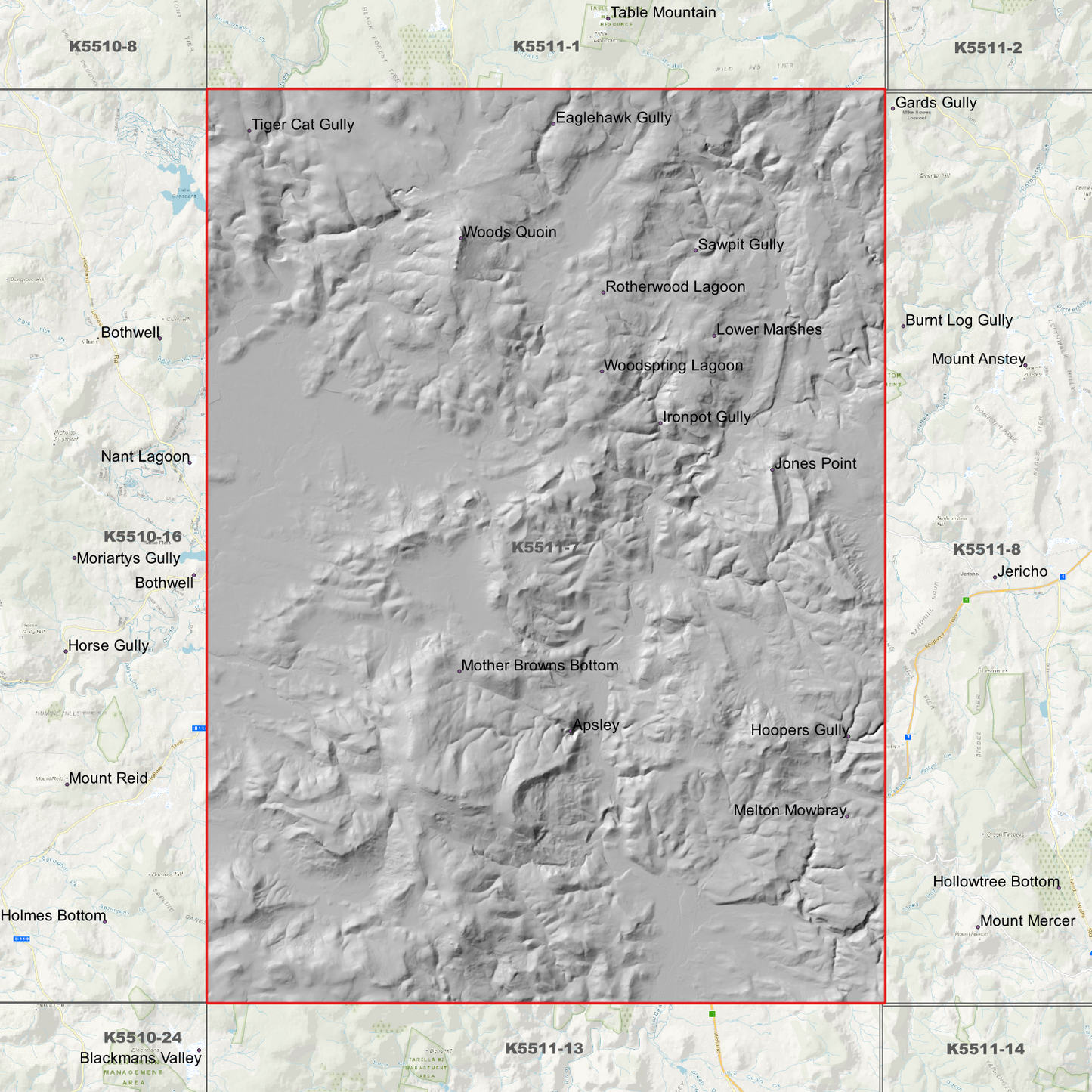 Melton Mowbray 1m Digital Elevation Model (K5511-7)