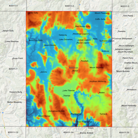 Oatlands 1m Digital Elevation Model (K5511-8)