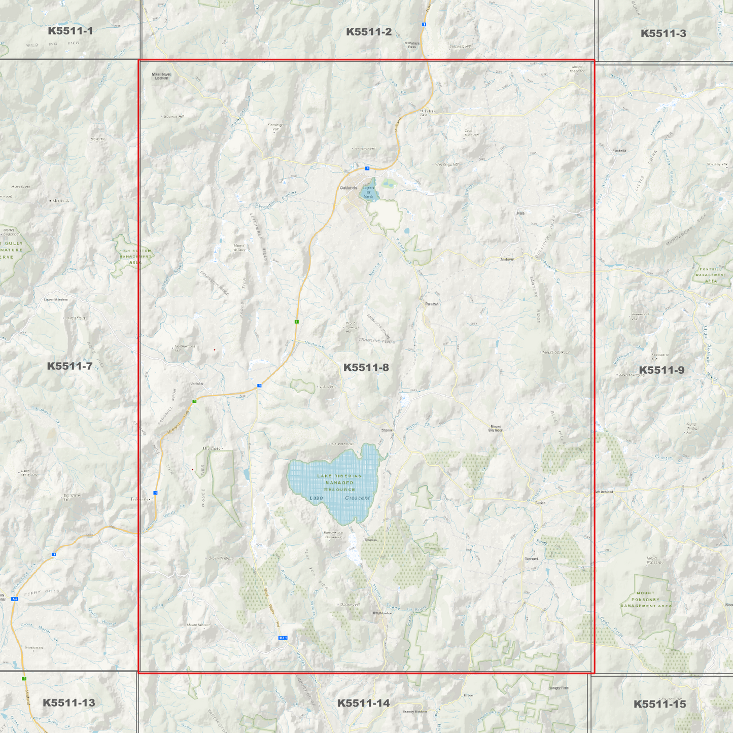 Oatlands 1m Digital Elevation Model (K5511-8)