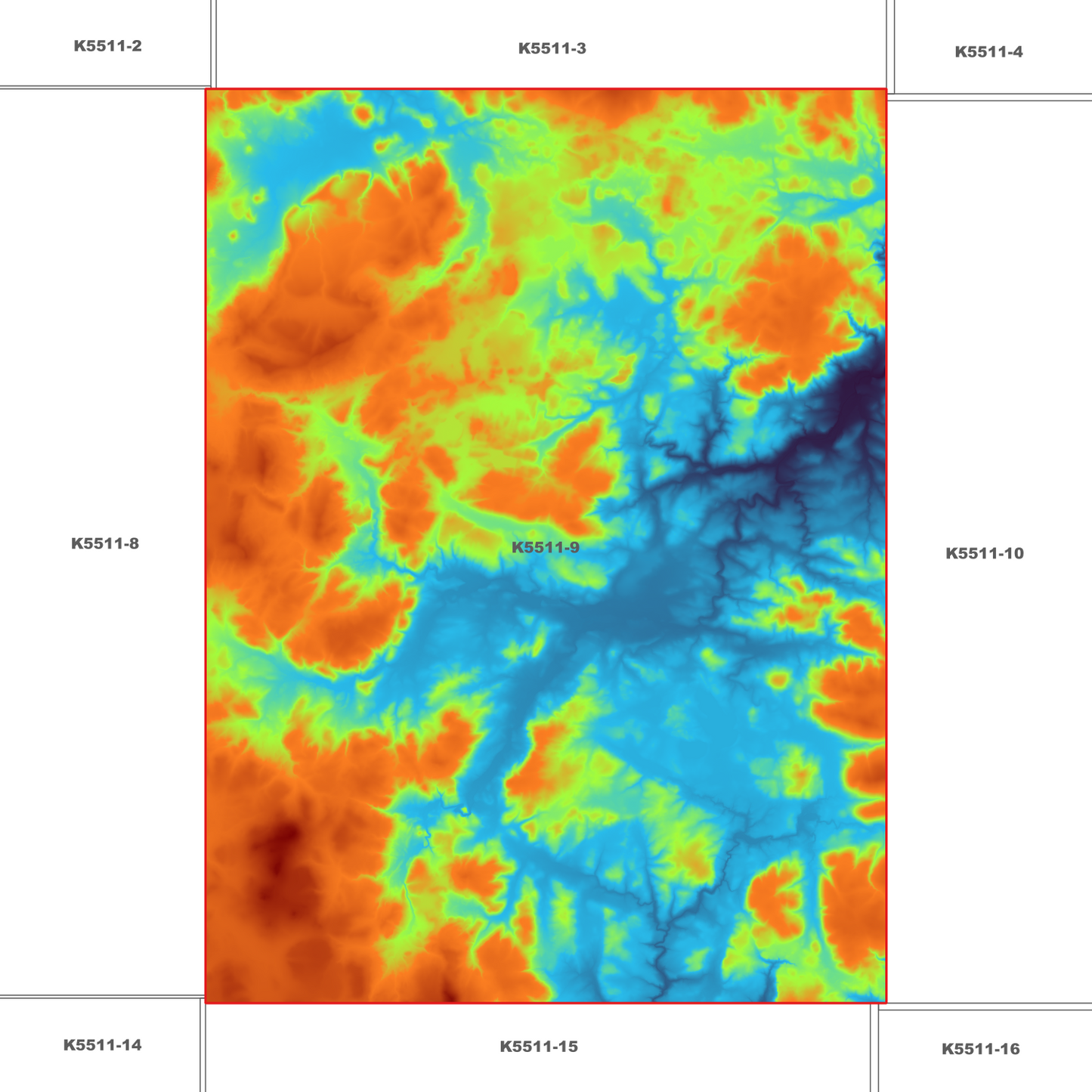 Ponsonby 1m Digital Elevation Model (K5511-9)