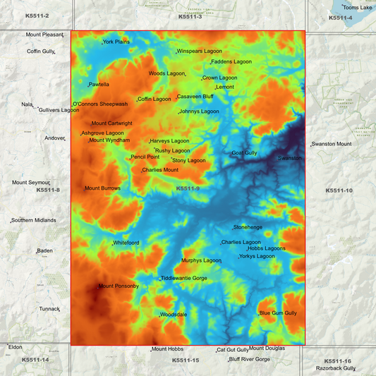 Ponsonby 1m Digital Elevation Model (K5511-9)