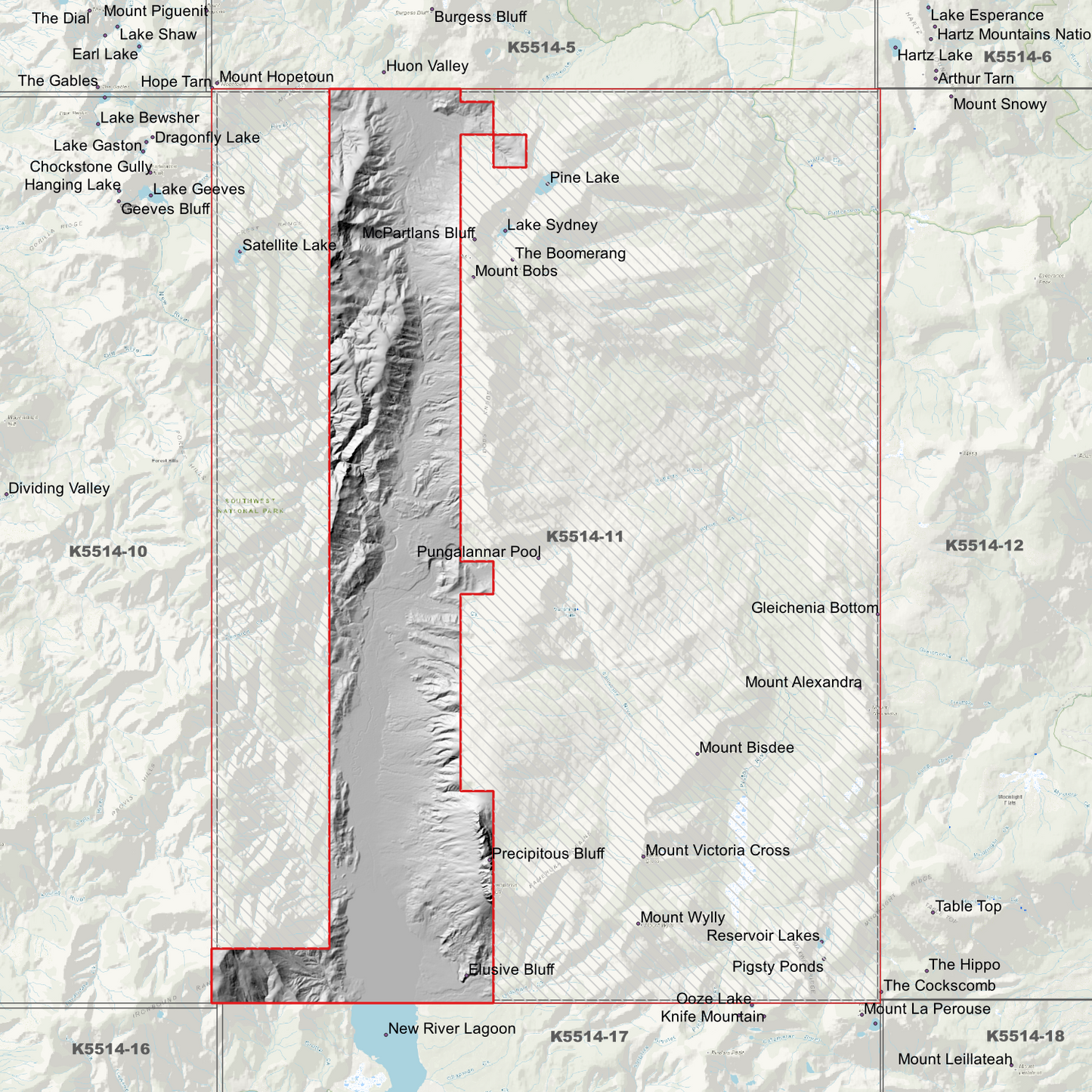 Precipitous Bluff 1m Digital Elevation Model (K5514-11)
