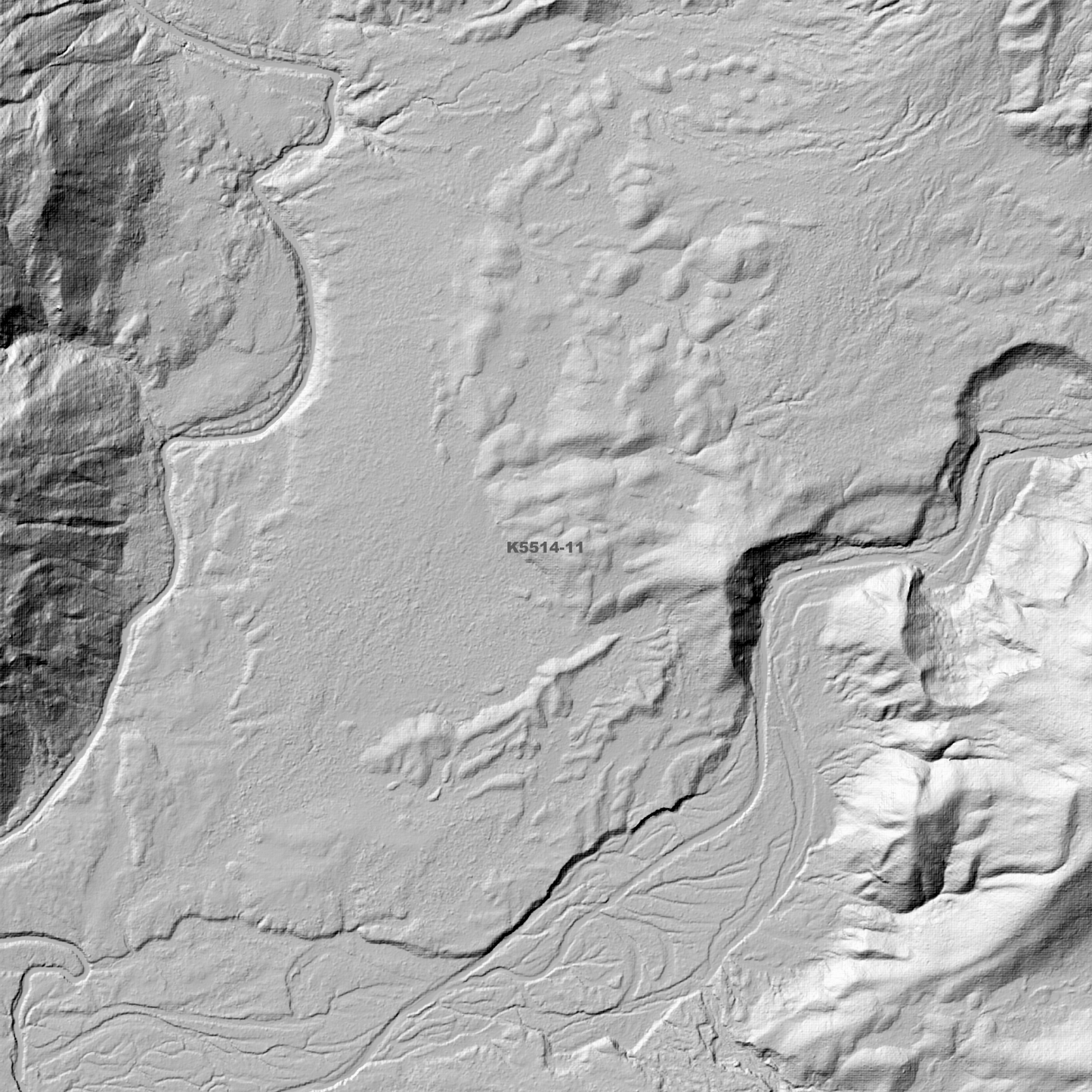Precipitous Bluff 1m Digital Elevation Model (K5514-11)