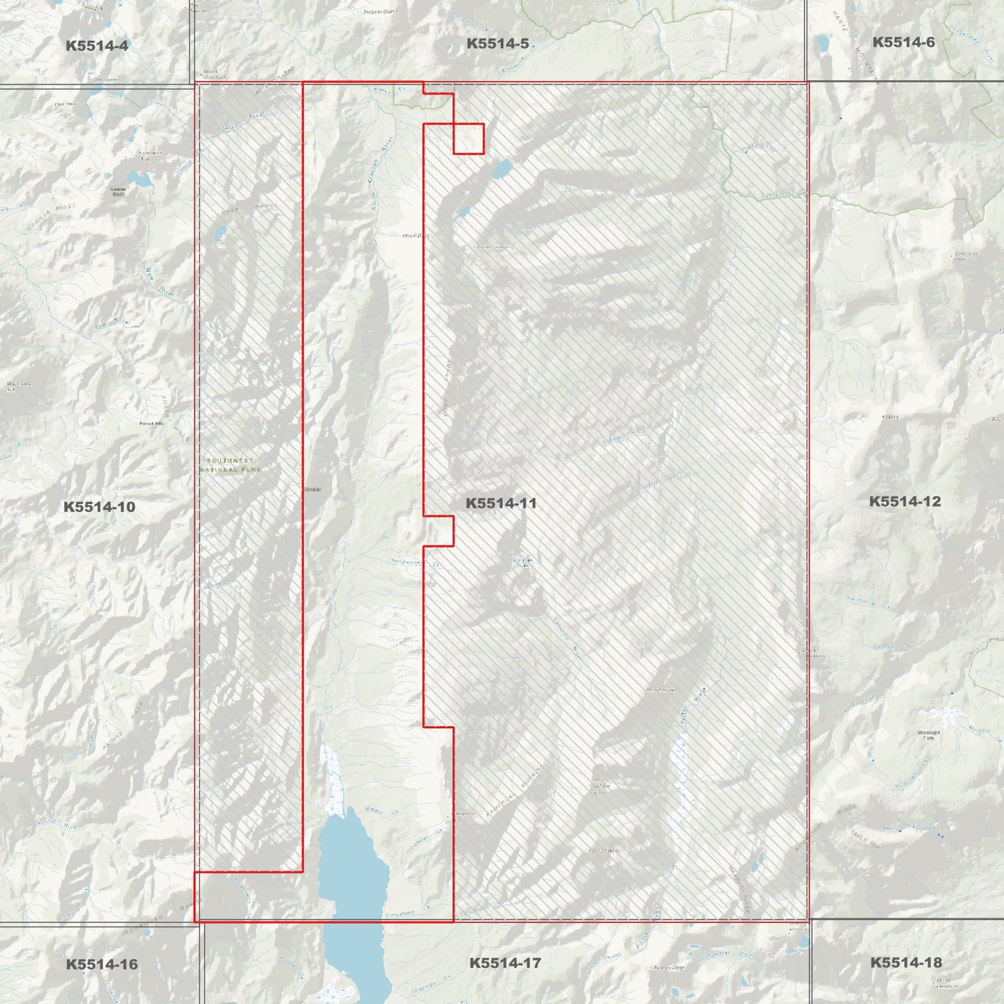 Precipitous Bluff 1m Digital Elevation Model (K5514-11)