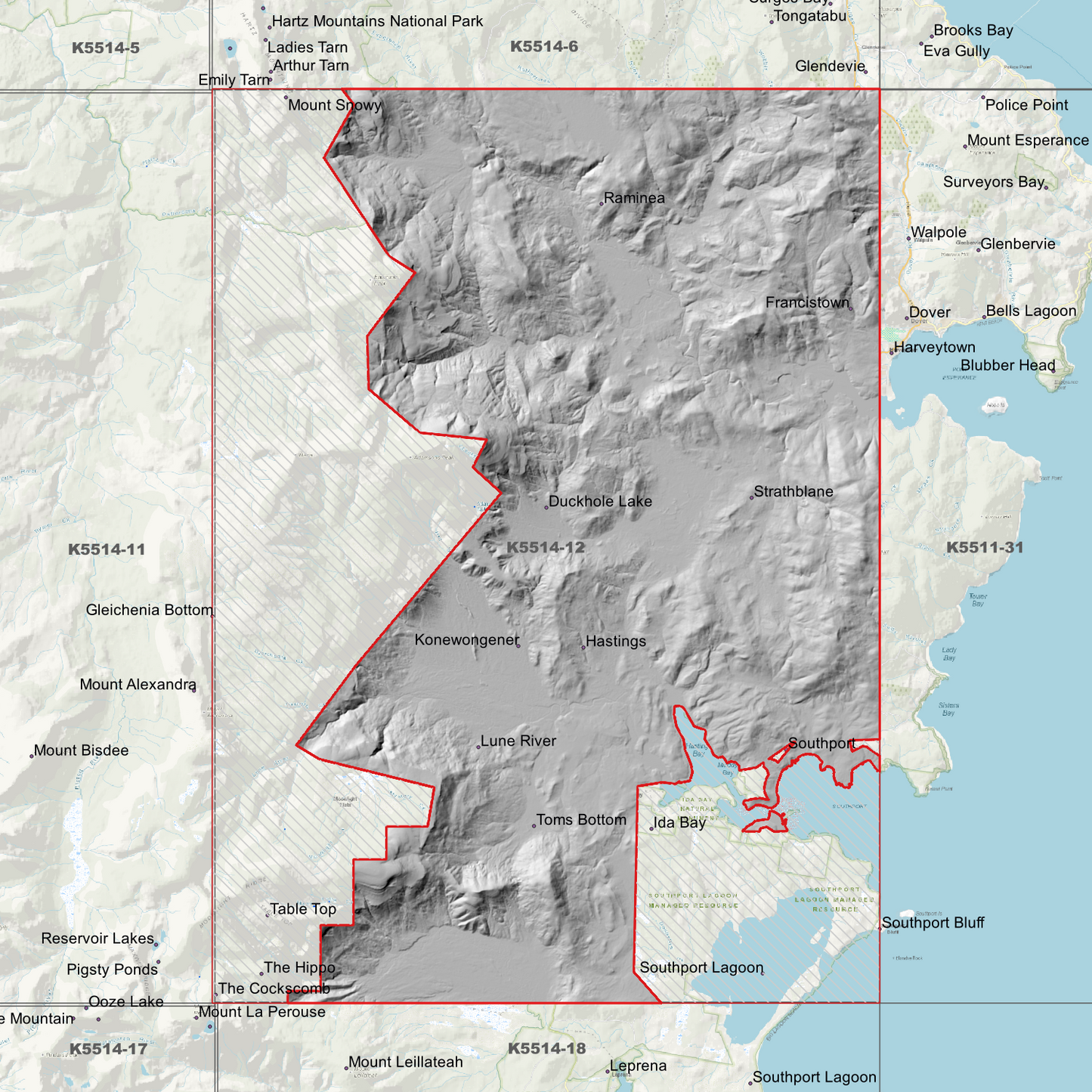 Southport 1m Digital Elevation Model (K5514-12)