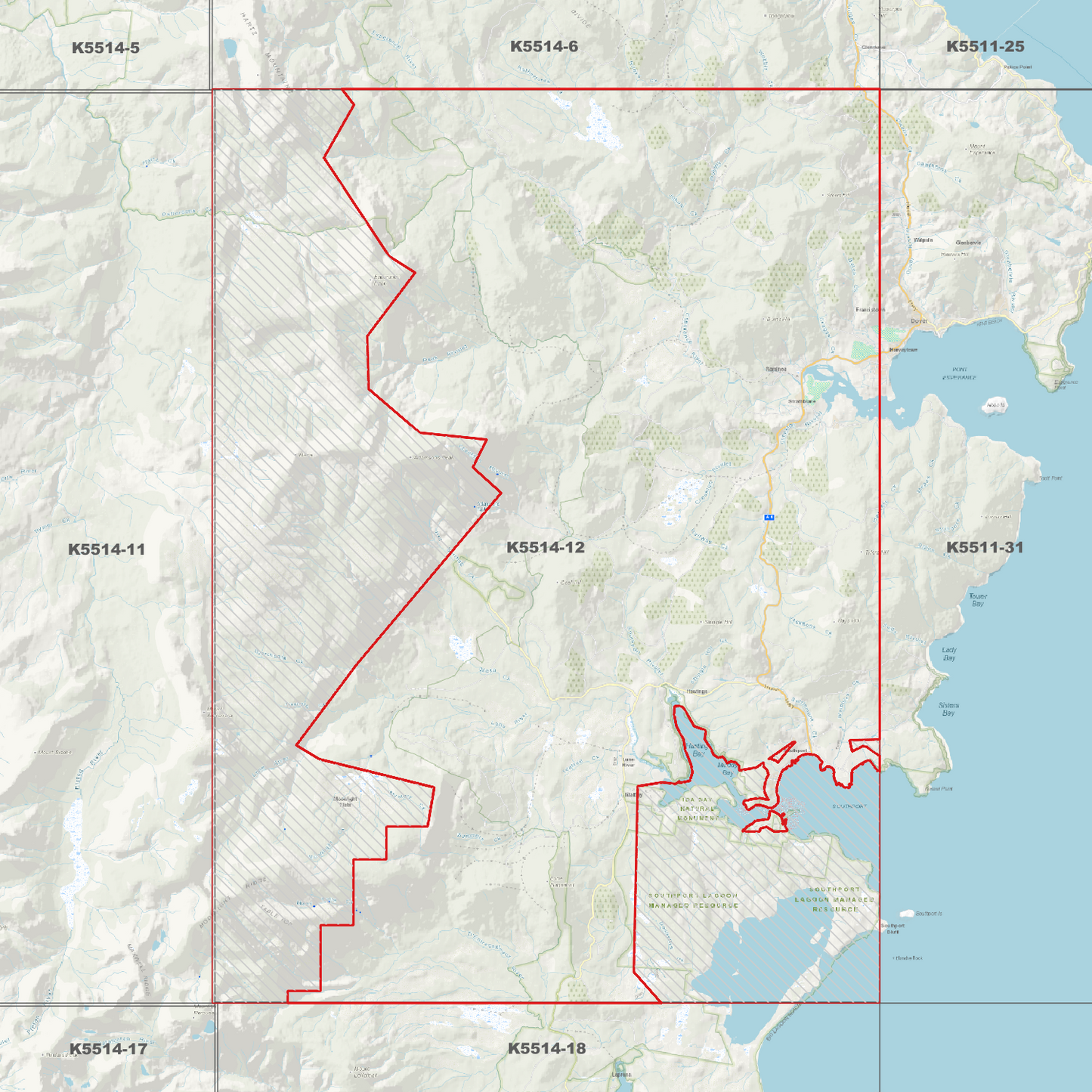 Southport 1m Digital Elevation Model (K5514-12)