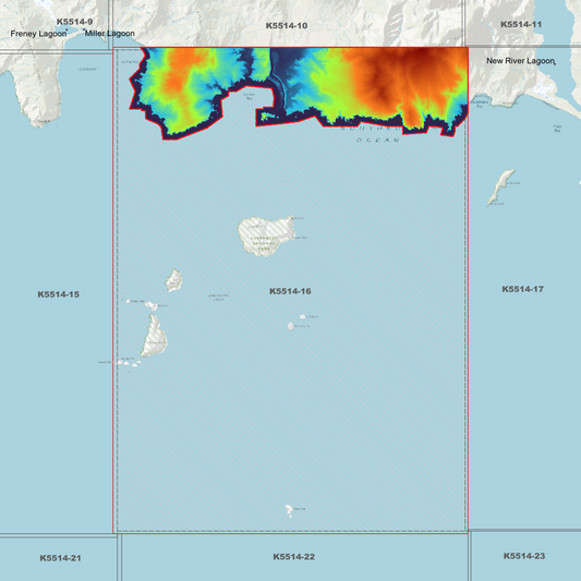 Louisa Bay 1m Digital Elevation Model (K5514-16)