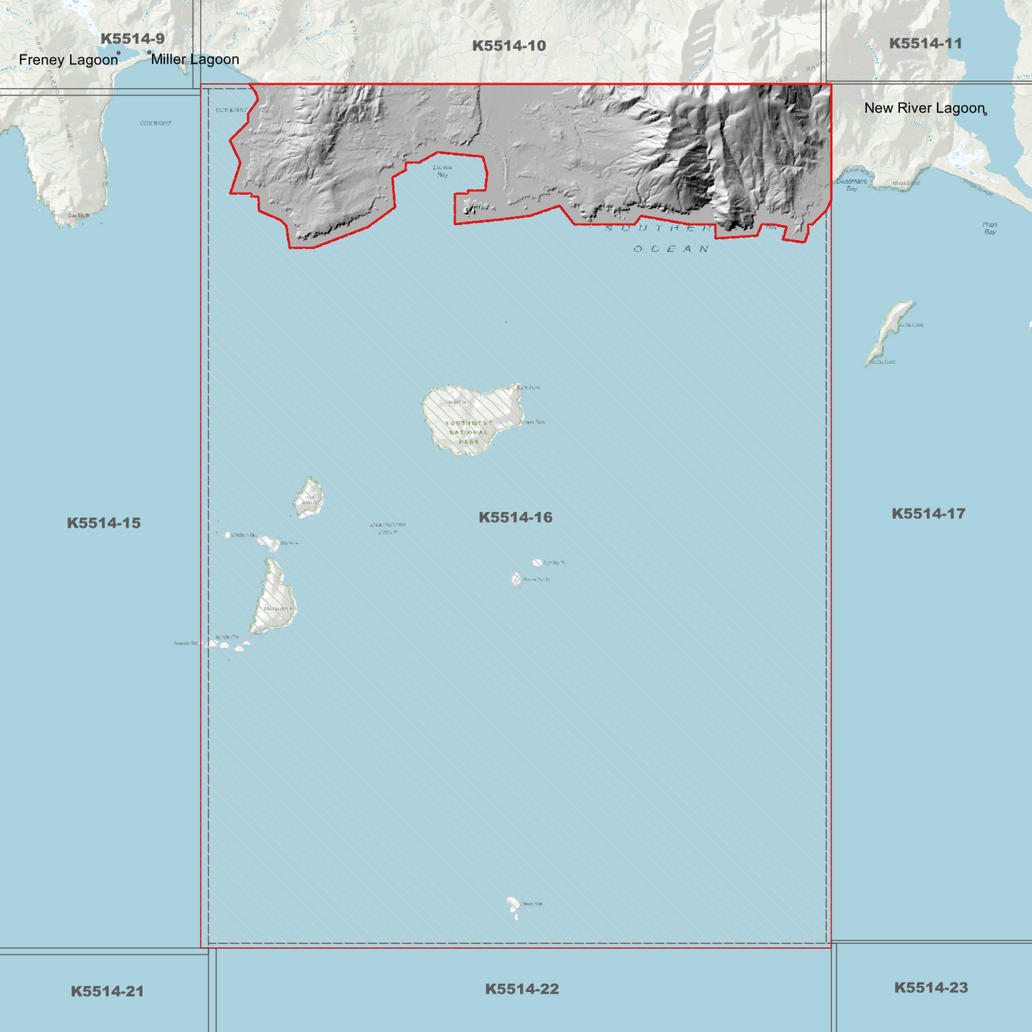 Louisa Bay 1m Digital Elevation Model (K5514-16)