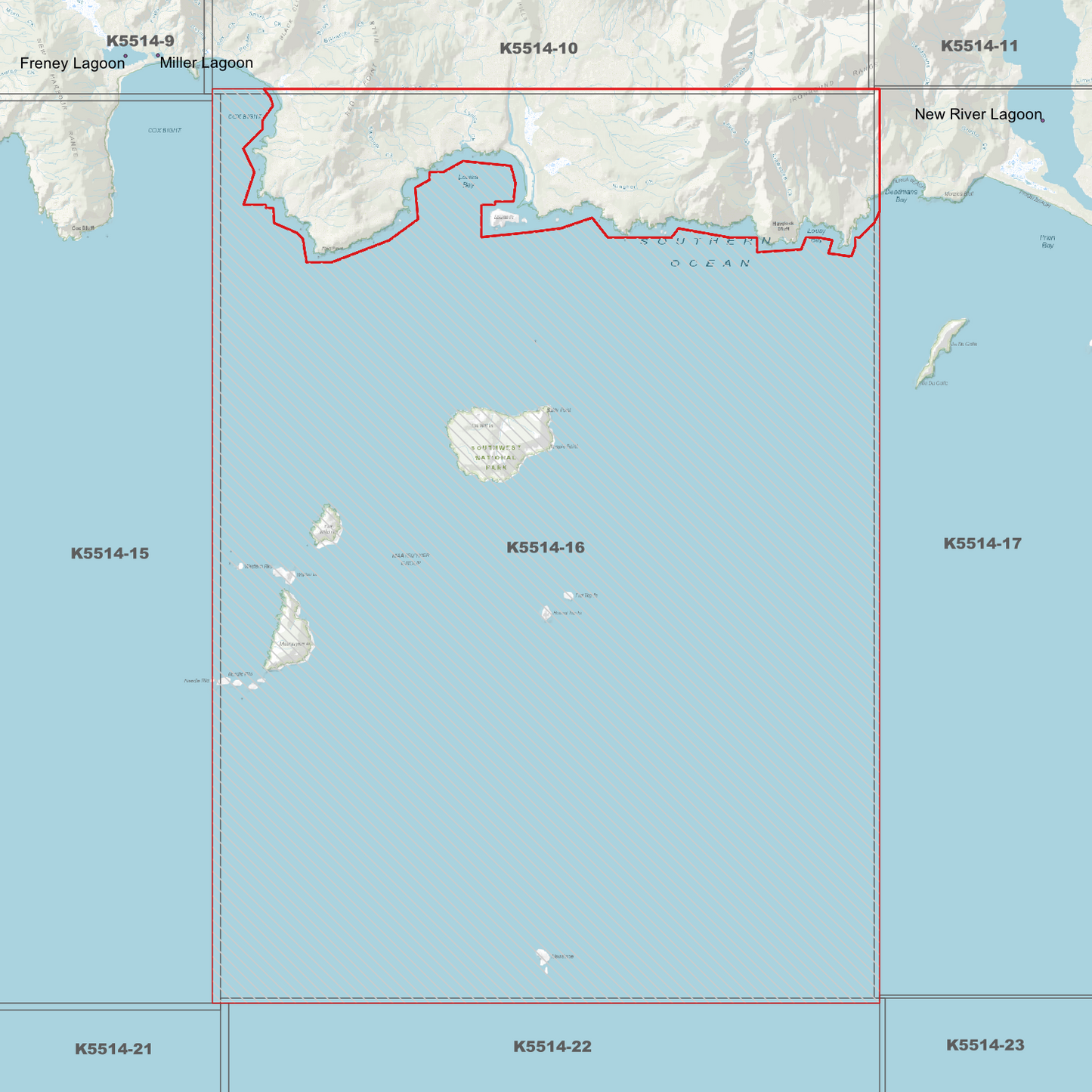 Louisa Bay 1m Digital Elevation Model (K5514-16)