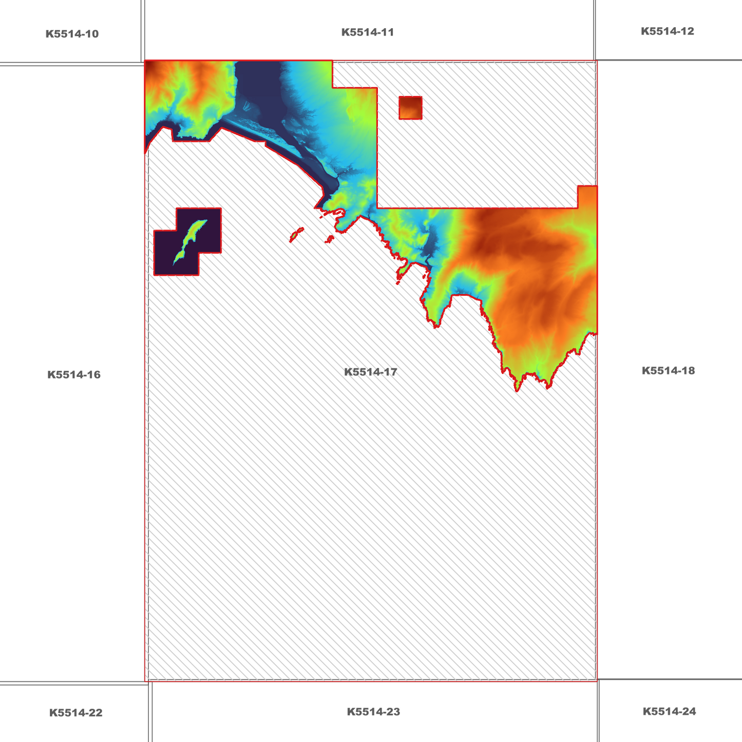 South Cape 1m Digital Elevation Model (K5514-17)
