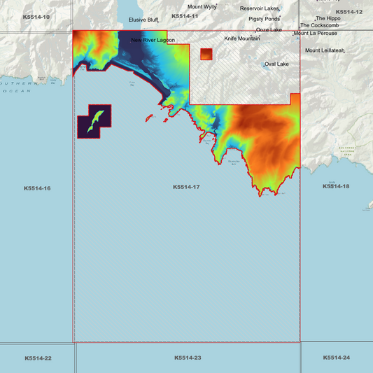 South Cape 1m Digital Elevation Model (K5514-17)
