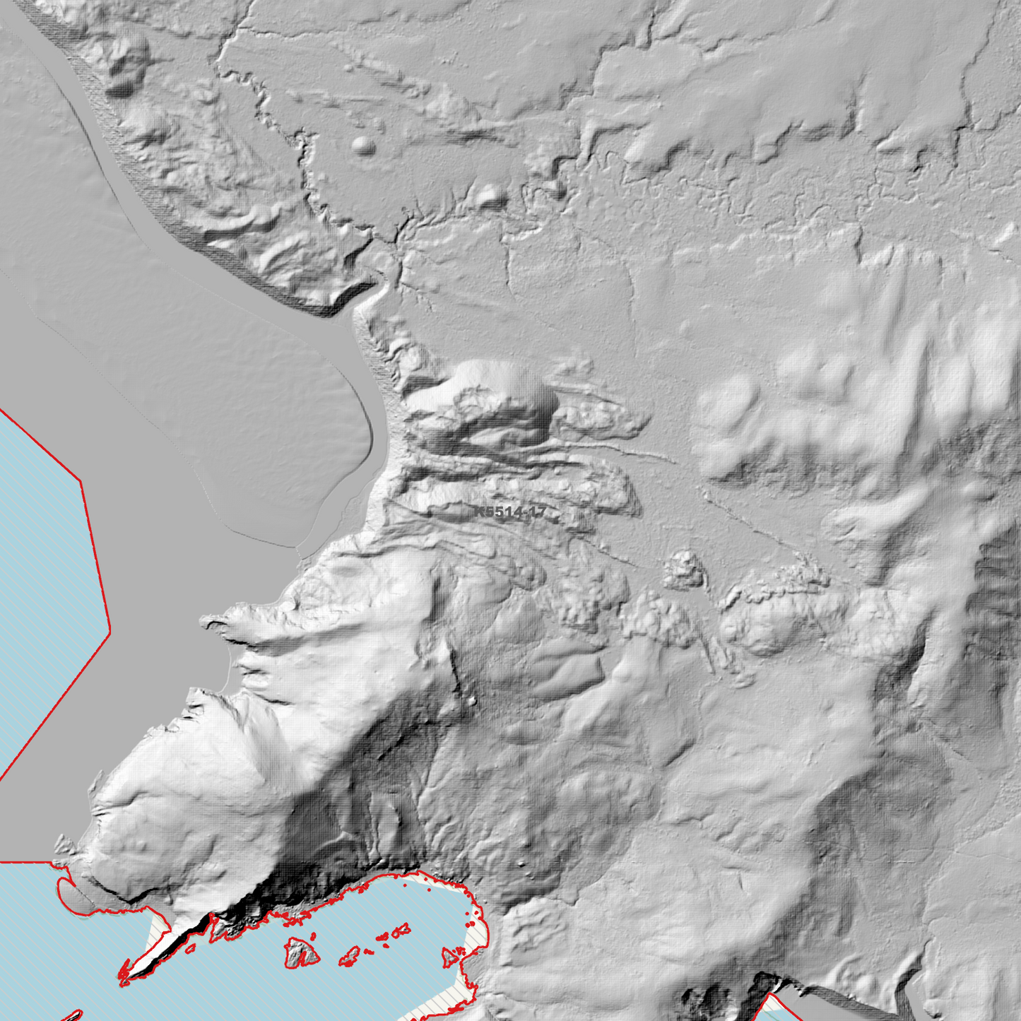 South Cape 1m Digital Elevation Model (K5514-17)