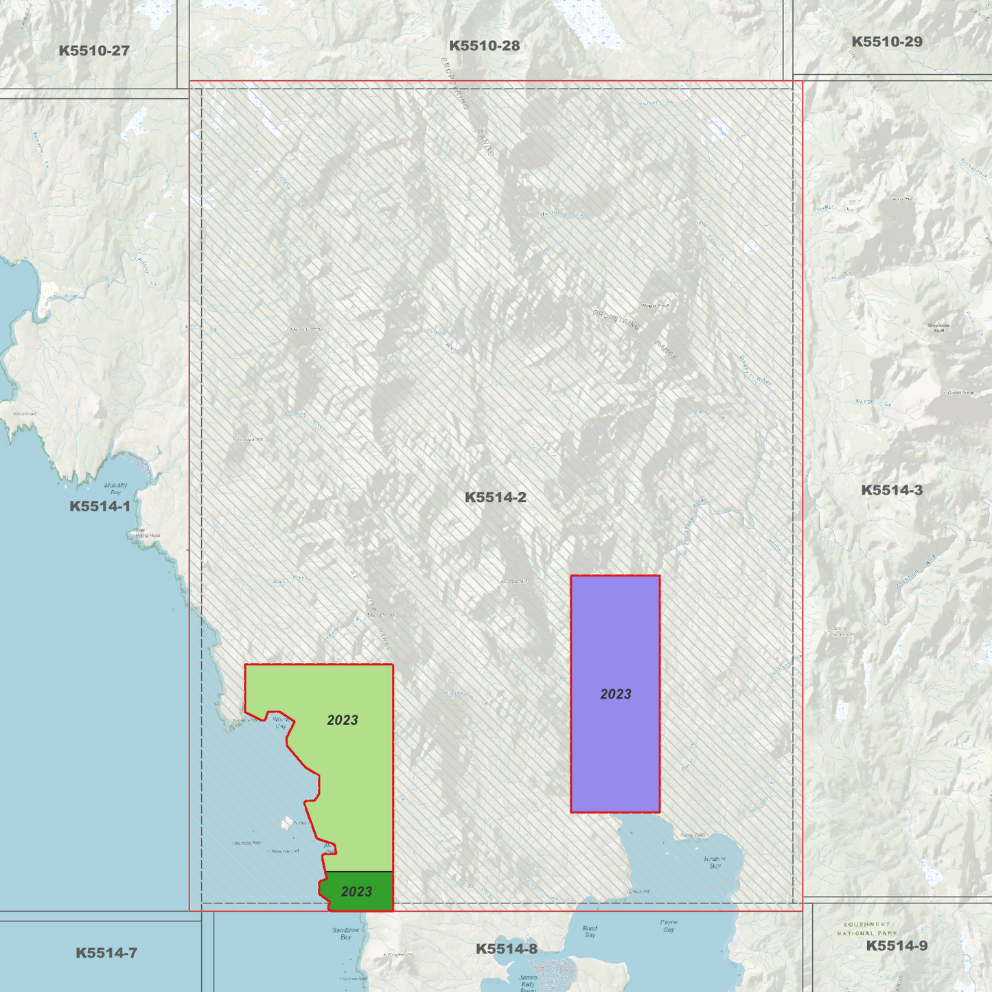 Davey Gorge 1m Digital Elevation Model (K5514-2)