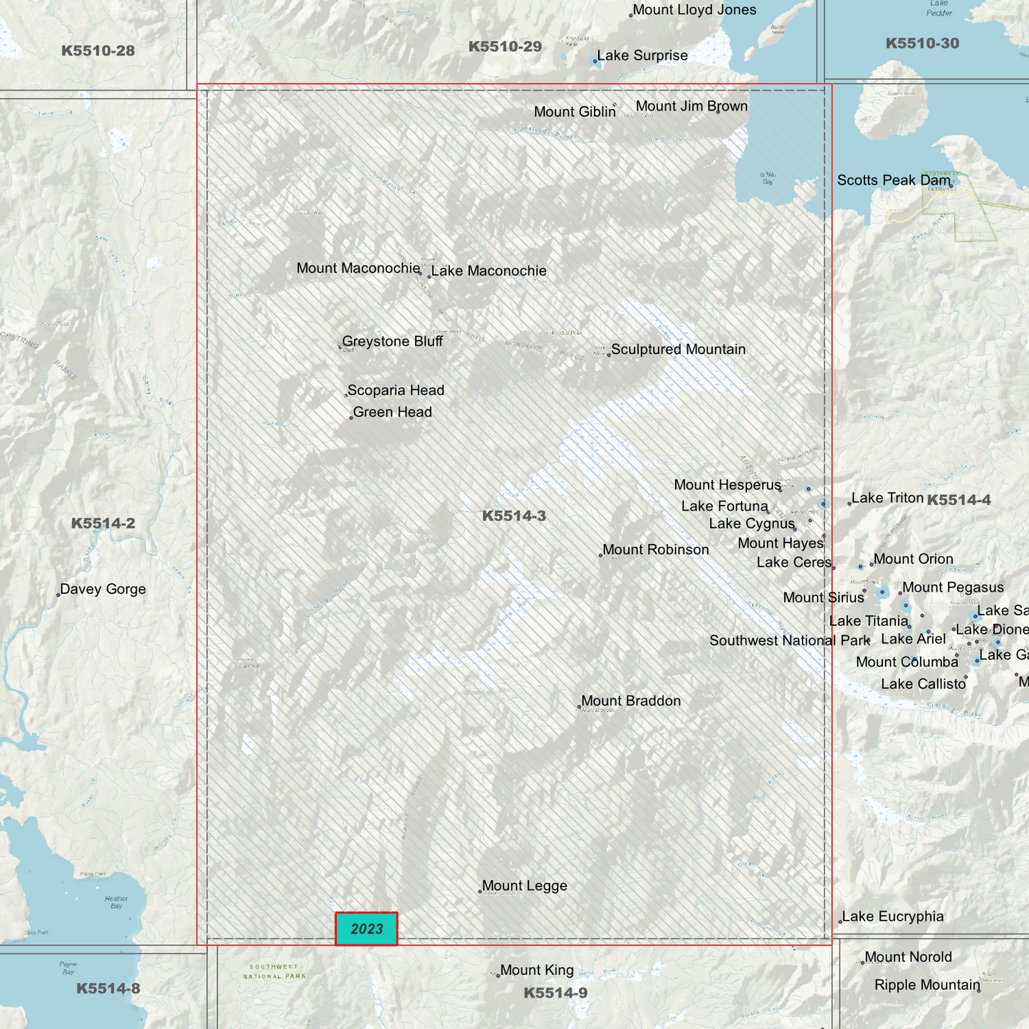 Maconochie 1m Digital Elevation Model (K5514-3)