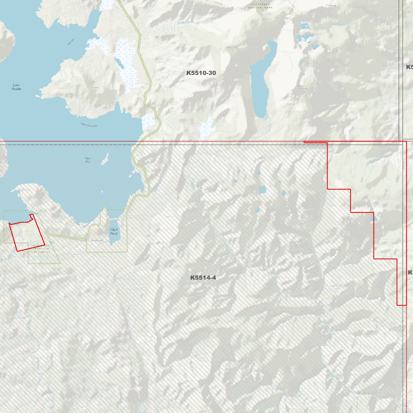 Scotts Peak 1m Digital Elevation Model (K5514-4)