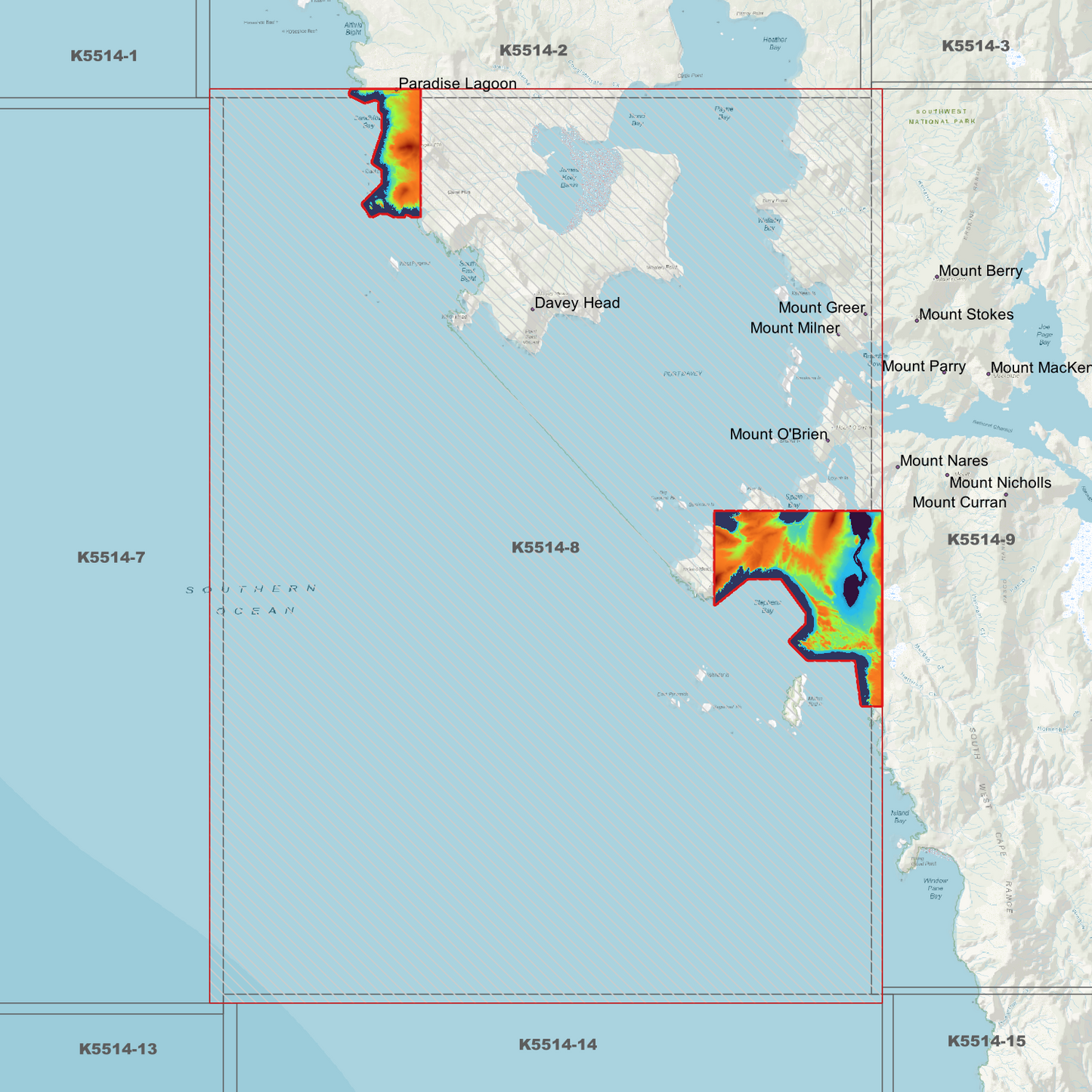 Port Davey 1m Digital Elevation Model (K5514-8)